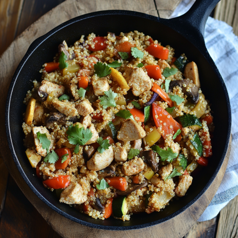 Turkey & Veggie Skillet with Quinoa