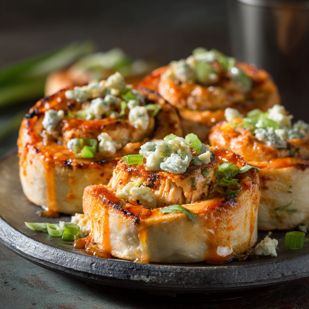 Buffalo Chicken Pinwheels: Low-Carb Snack Game = Leveled Up
