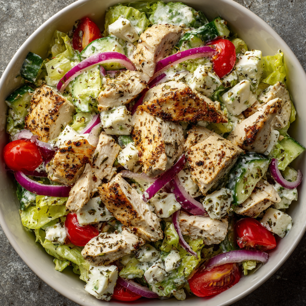 Creamy Greek Chicken Salad: Your New Go-To for a High-Protein Lunch That Feels Like a Vacation