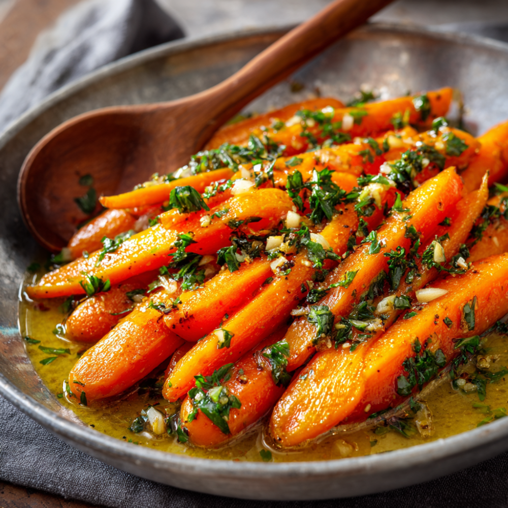 Golden Garlic-Infused Carrots: A Lazy Gourmet’s Answer to Fancy Veggies