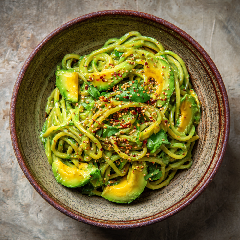 Silky Avocado Noodles: The Creamy Alfredo Pasta Knockoff—But Dairy-Free and Way Cooler