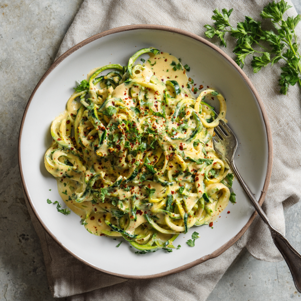 Cashew Cream Zoodles