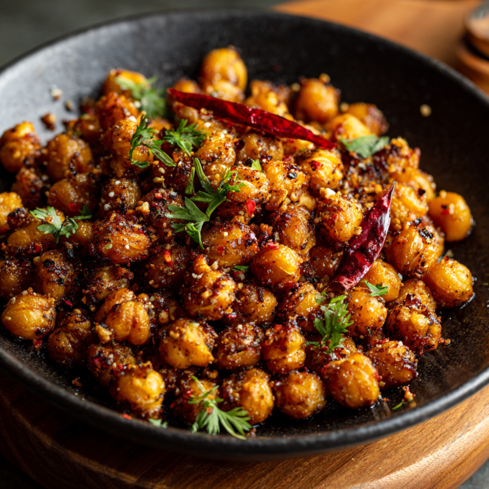 Crunchy Spiced Chickpeas