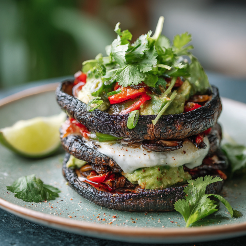 Juicy Portobello Stack