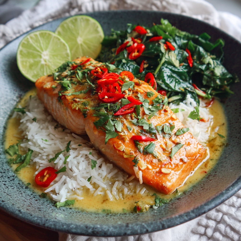 FODMAP-Friendly Coconut Lime Salmon