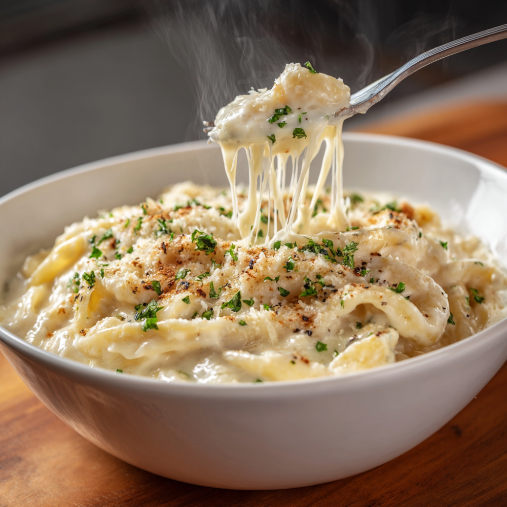 High-Protein Cottage Cheese Alfredo